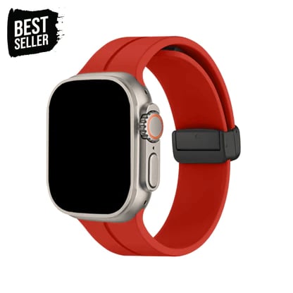 Silicone Magnetic Folding Band For iPhone Watch