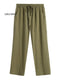 Casual Cotton Linen Style Pants