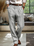 Soft Straight-Leg Cotton Linen Pants