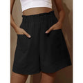 🎁Women's Cotton High Waist Pocket Fashion Casual Shorts✈️FREE SHIPPING