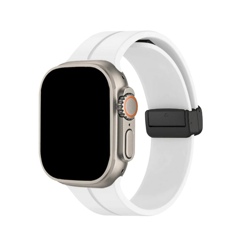 Silicone Magnetic Folding Band For iPhone Watch