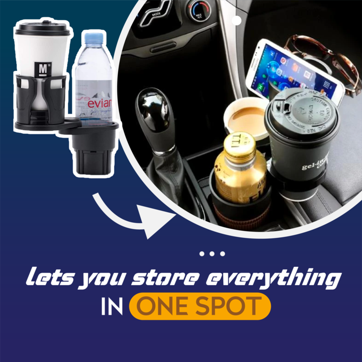 🎁Hot Sale⏳Multifunctional Car Cup Holder&Organiser