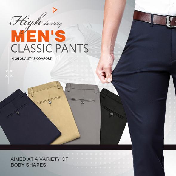 Winter Hot Sale Best Gift 49% OFF👖High Stretch Men's Classic Pants