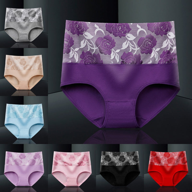 💥Buy 1 Get 3 Packs🔥High Waist Tummy Control Cotton Panties