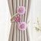 🌸🌸Simple fresh flowers creative decorative gauze curtain organizer with curtain buckle clip - vimin