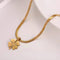 🔥Hot Sale🔥Gold Plated Lucky Clover Necklace