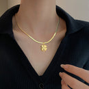 🔥Hot Sale🔥Gold Plated Lucky Clover Necklace