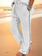 Men's Cotton and Linen Beach Pants