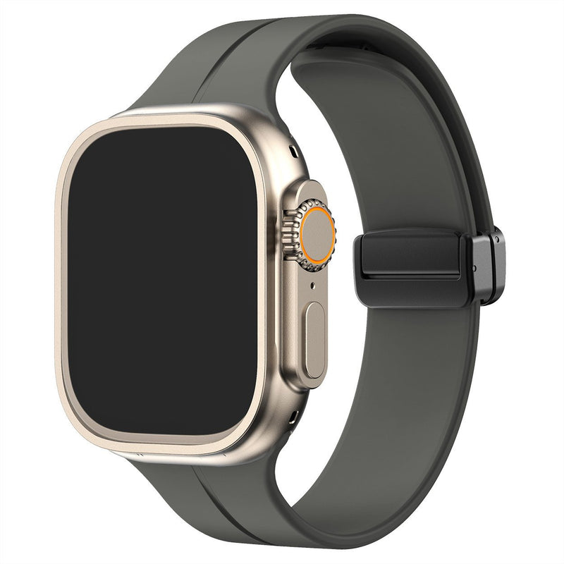 Silicone Magnetic Folding Band For iPhone Watch