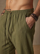 Casual Cotton Linen Style Pants