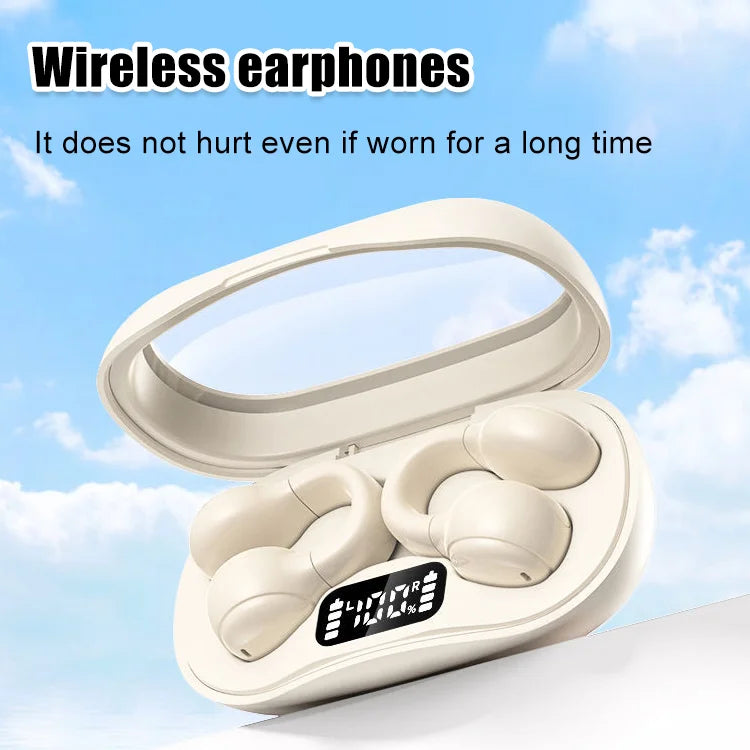 🔥Hot sale🔥Bluetooth High Endurance High Quality Noise Reduction Ear Clip Headphones