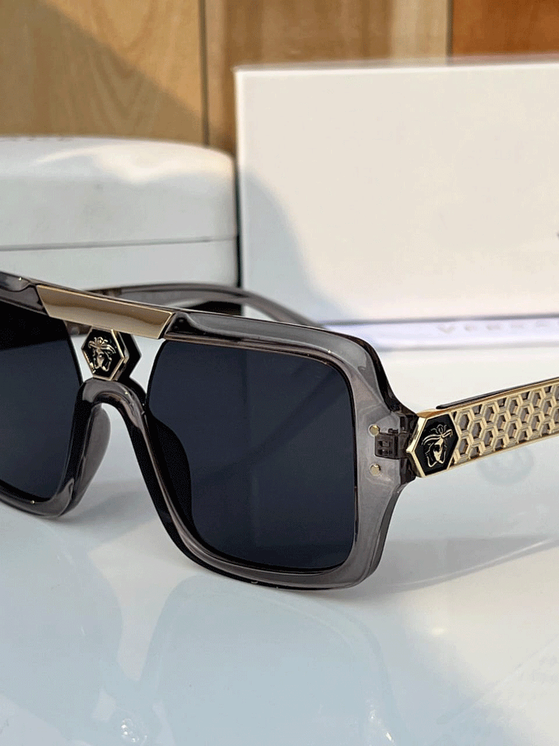 Luxury Designer Sunglasses for Men – Premium Polarized Shades with Unique Gold Accent Details