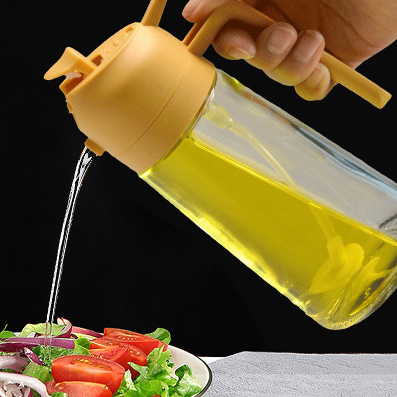 🔥Hot Sale🔥2-in-1 Glass Oil Sprayer and Dispenser