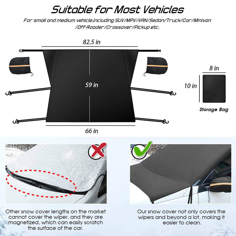 🔥Last Day Promotion 49%OFF🔥 Windshield Snow Cover Sunshade