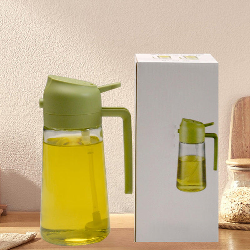 🔥Hot Sale🔥2-in-1 Glass Oil Sprayer and Dispenser