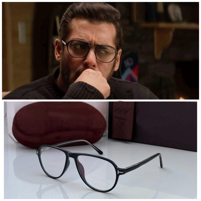 Stylish Black Aviator Eyeglasses - As Seen on Salman Khan