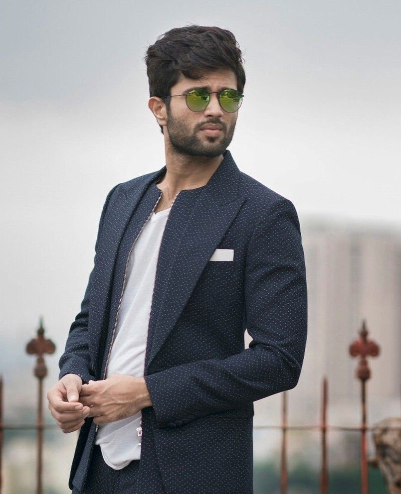 vijay devarakonda Round Mirror Sunglasses For Men And Women-FunkyTradition