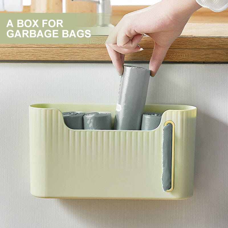 Wall Mounted Garbage Bag Organizer