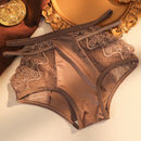 🌷Hot Sale🌷Sexy Seamless Double Strap Lace Silk Care Panties