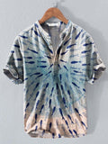 Ocean Fish Art Print Casual Cotton And Linen Polo