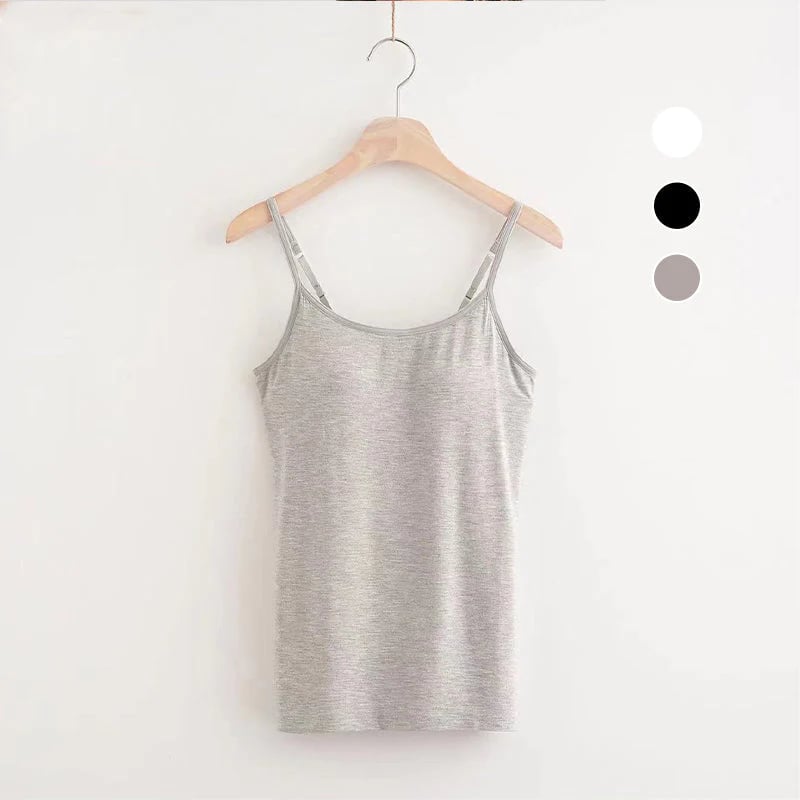 💓Loose-fitting Tank Top With Built-in Bra