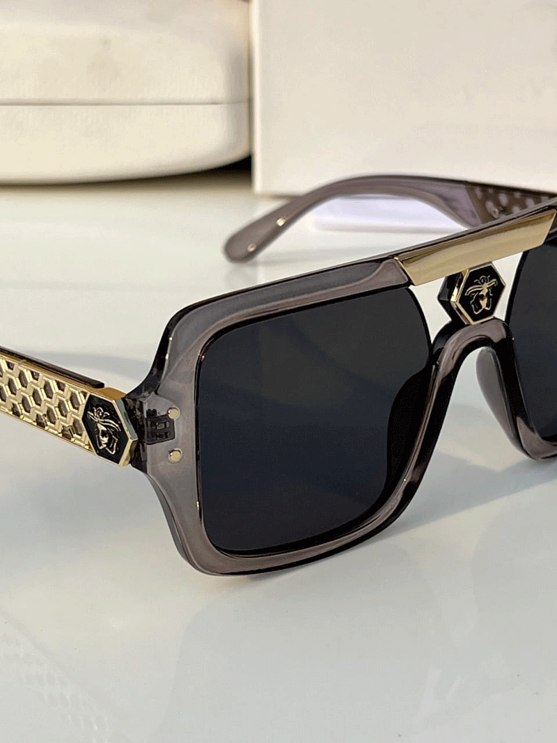 Luxury Designer Sunglasses for Men – Premium Polarized Shades with Unique Gold Accent Details