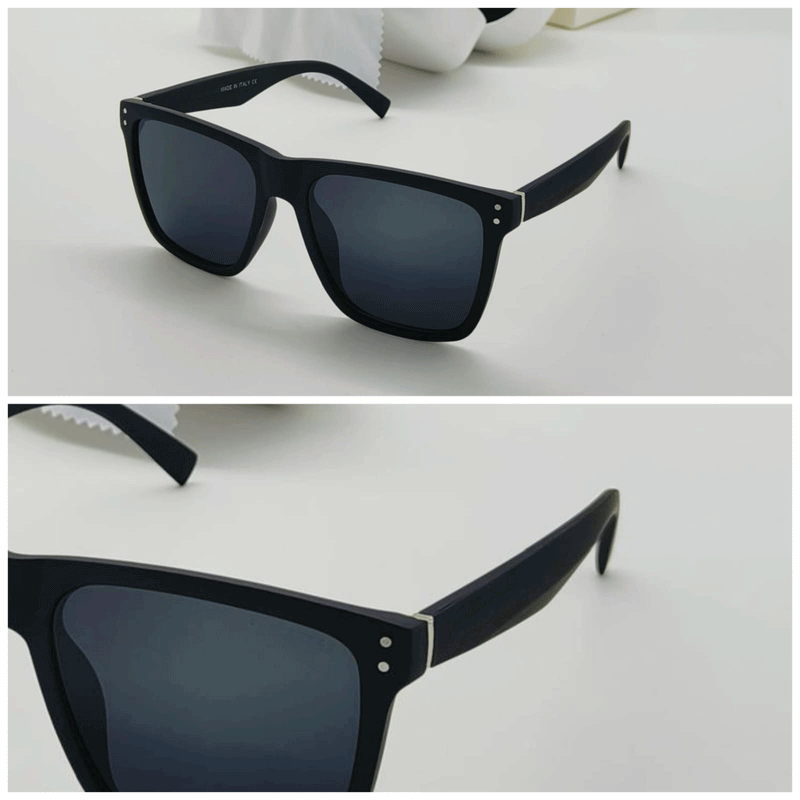 Kareena kapoor Inspired Classic Square Polarized Sunglasses - Matte Black Frame | UV400 Protection