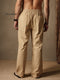 Cotton Linen Style Casual Pants