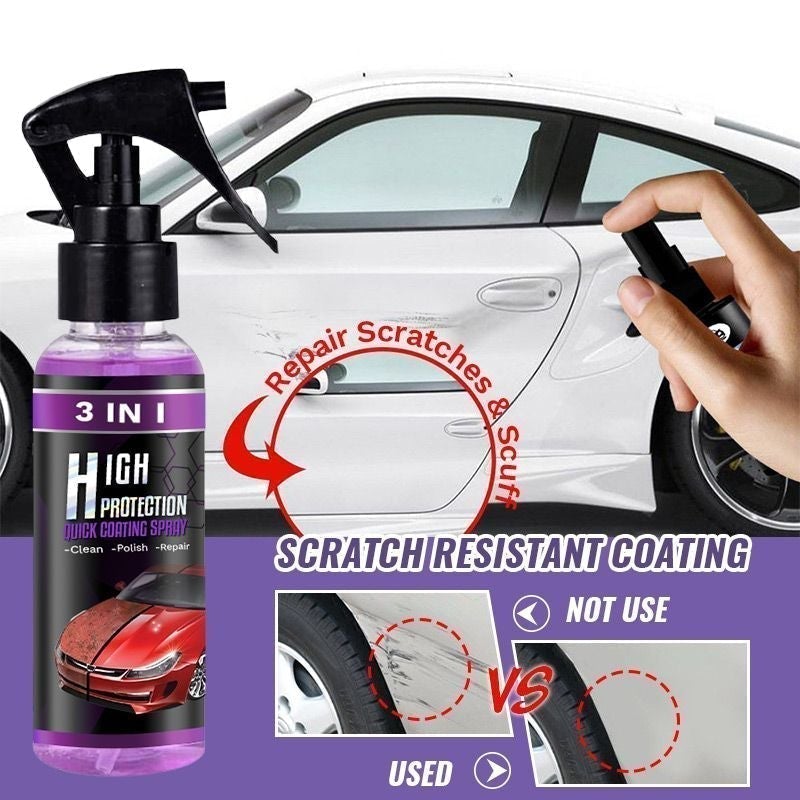 🔥Buy 3 Get 2 For Free💥3-IN-1 High Protection Fast Car Coating Spray