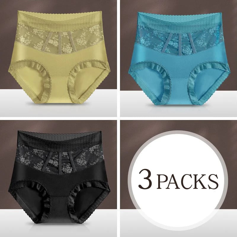 🌷Pay 1 Get 3pcs🌷Sexy Tummy Control Hip Lifting Seamless Ice Silk Panties