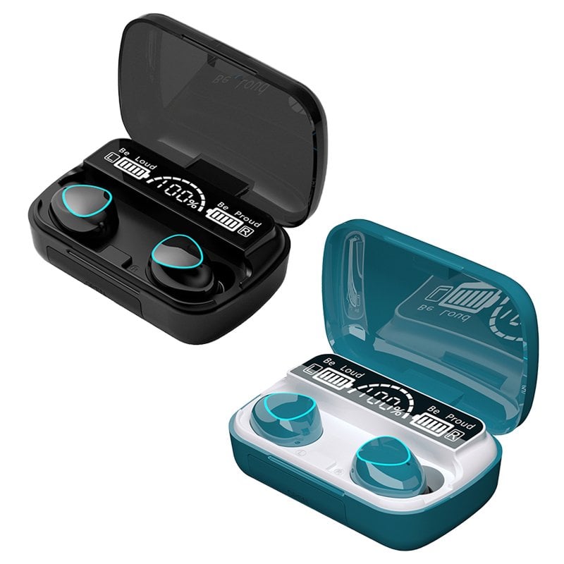 TWS bluetooth 5.1 headset waterproof charging case