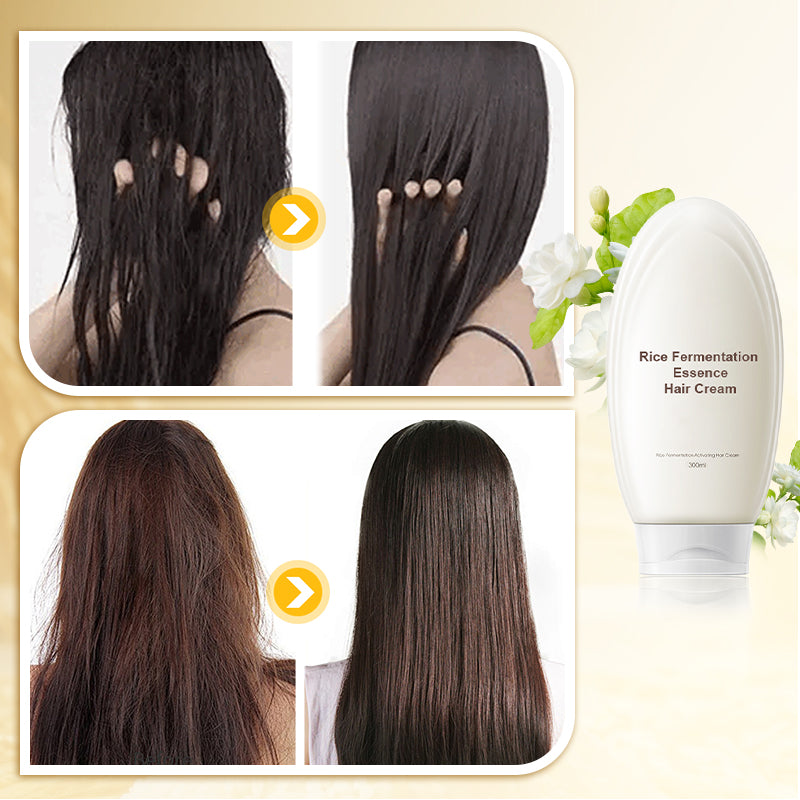 🔥Buy 3 Get 1 Free🔥Rice Fermentation Essence Hair Cream - vimin