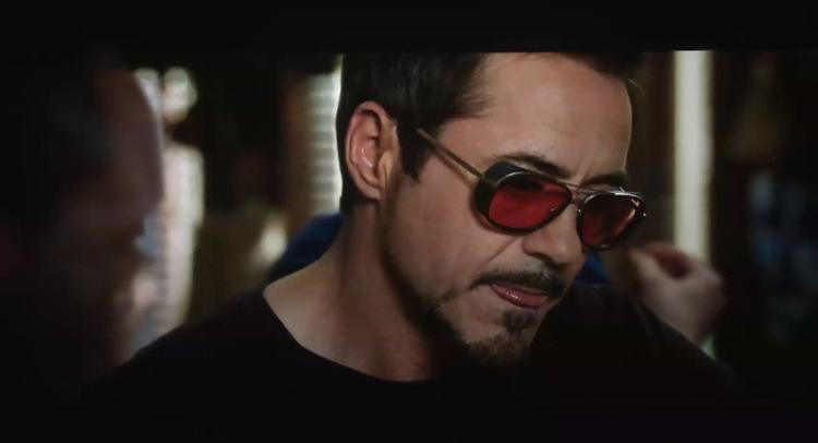 New Stylish Tony Stark Square Vintage Sunglasses For Men And Women-FunkyTradition