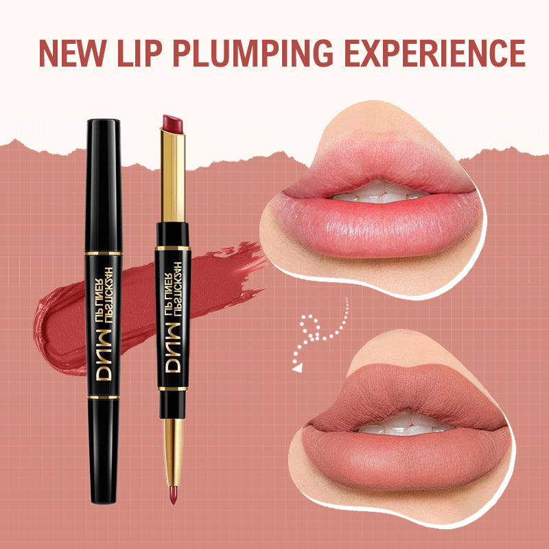 💄2-in-1 Waterproof Lipstick Lip Liner🌟Buy More Save More