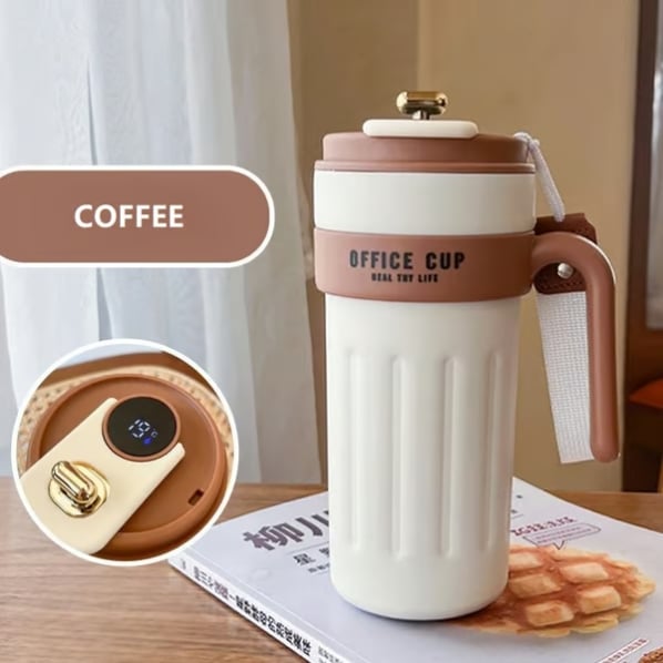 🔥🔥Led Temperature Display Coffee Mug Stainless Steel Thermos