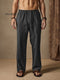 Casual Cotton Linen Style Pants