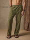 Casual Cotton Linen Style Pants