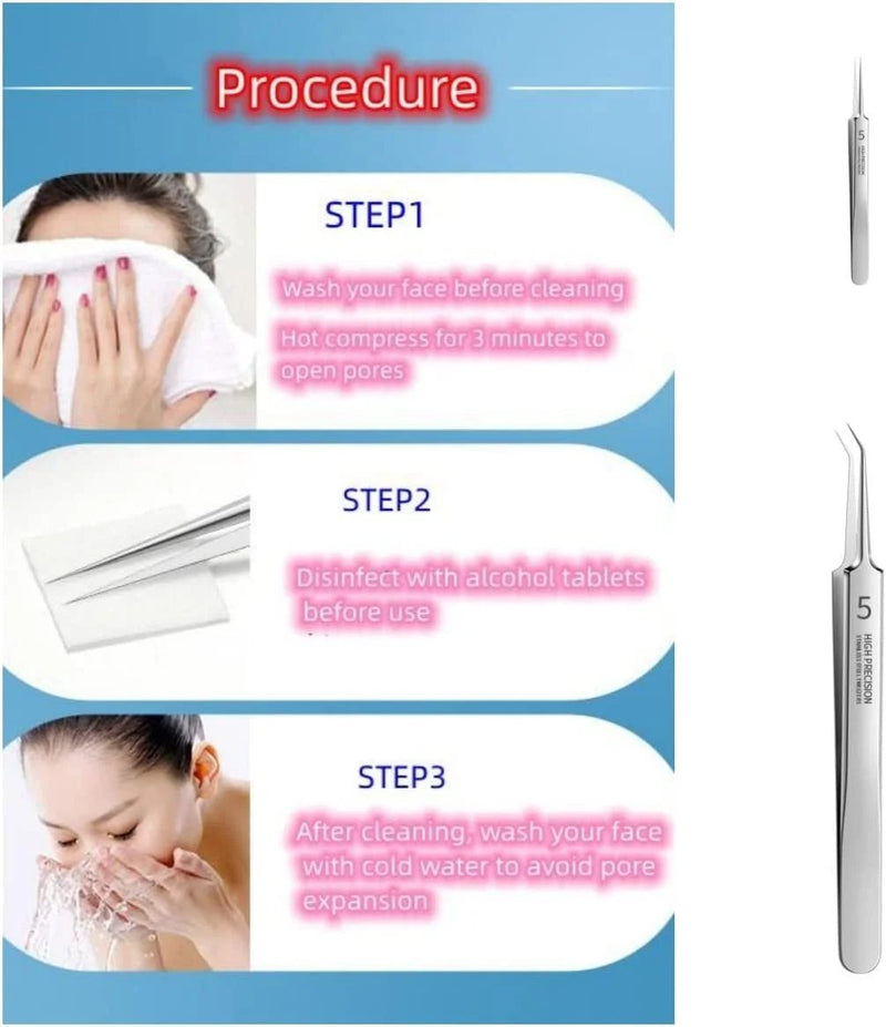 🔥Hot Sale🔥Professional Facial Blackhead Remover Tweezers