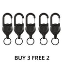 💥Outdoor Automatic Retractable Wire Rope Tactical Keychain💥