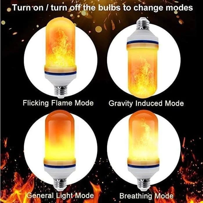 🔥Hot Sale🔥UPGRADE LED FLAME LIGHT BULB