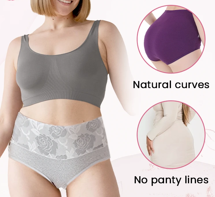 💥Buy 1 Get 3 Packs🔥High Waist Tummy Control Cotton Panties