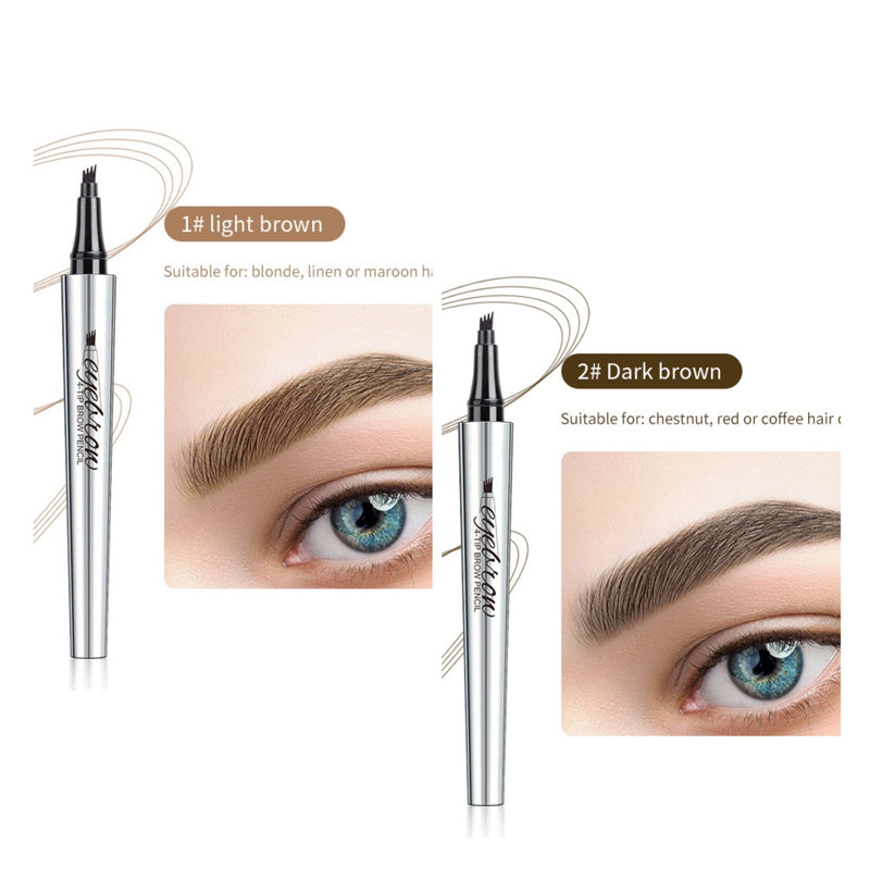 🔥Buy 1 Free 1🔥3D Waterproof Microblading Eyebrow Pen 4 Fork Tip Tattoo Pencil✈️Buy 2 Get Free Shipping