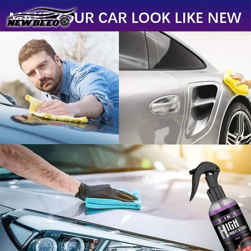 ✨LAST DAY BUY 5 GET 5 FREE✨ 3 in 1 High Protection Quick Car Coating Spray - vimin