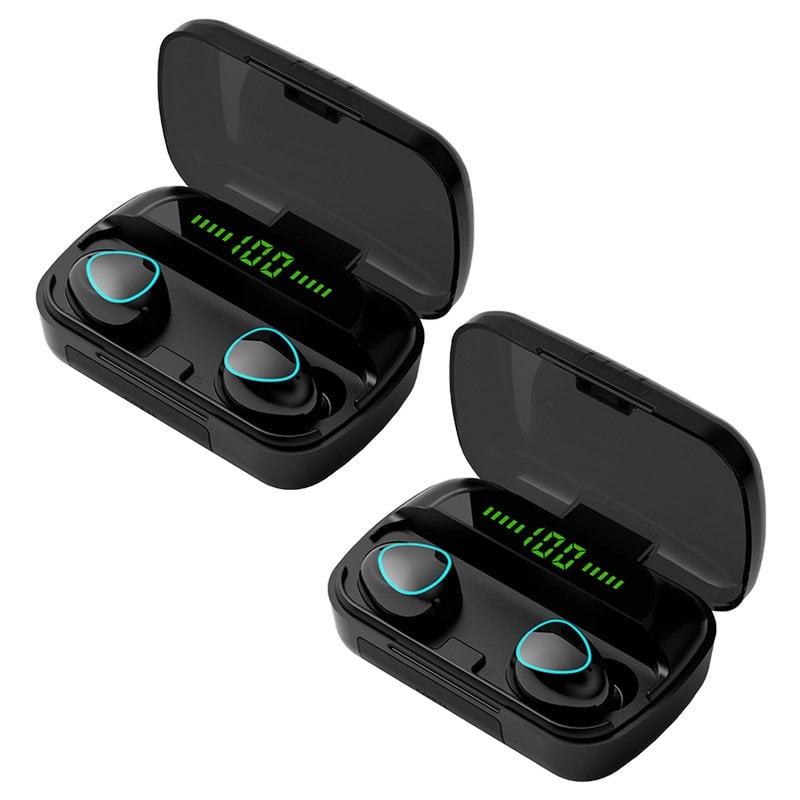 TWS bluetooth 5.1 headset waterproof charging case