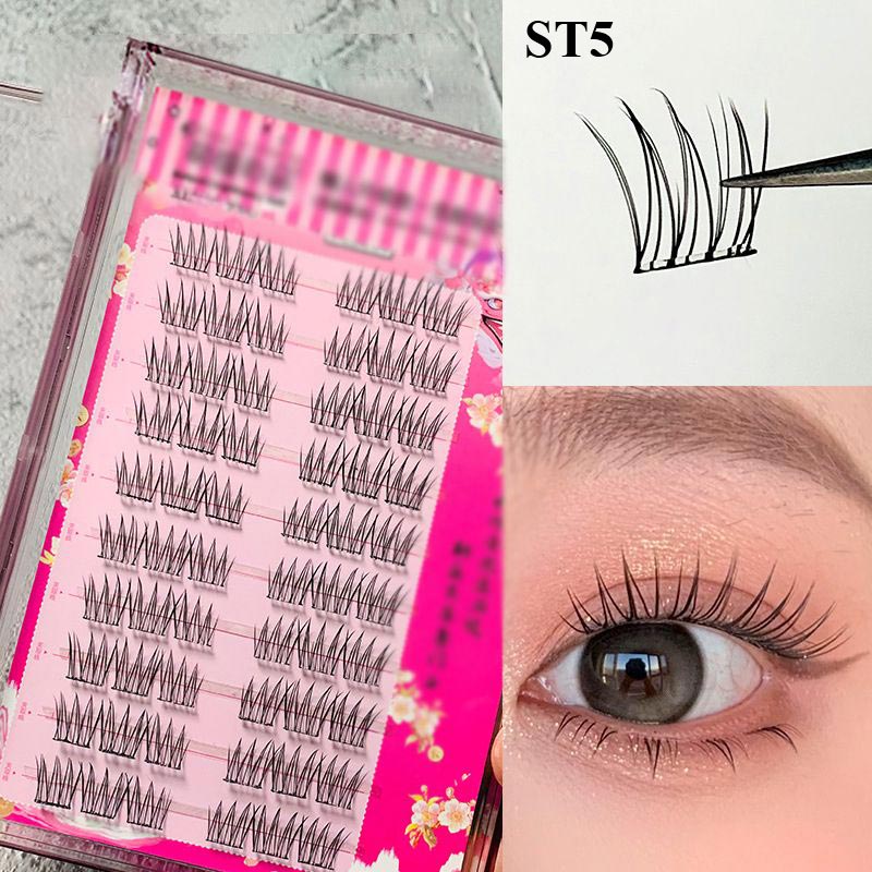 Waterproof Glue-free Realistic False Eyelashes - vimin