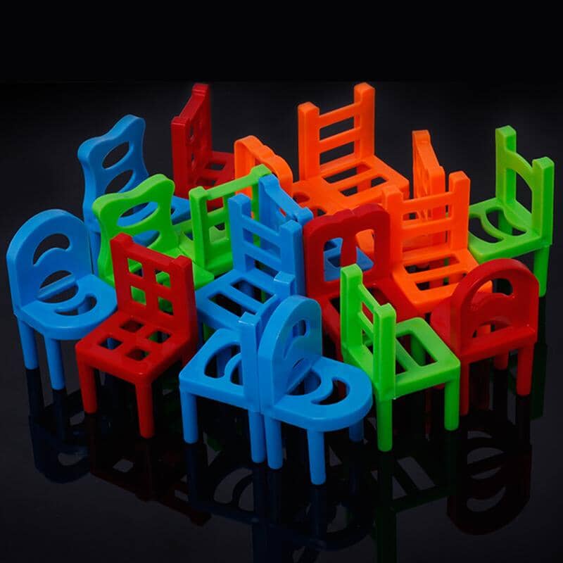 (🌲EARLY CHRISTMAS SALE - 50% OFF) 🎁Chairs Stacking Tower Balancing Game