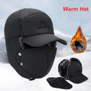 🔥BLACK FRIDAY SALE 49% OFF!🔥Men Winter Ear Flap Trapper Hat Face Mask Fur Aviator Thermal Warm Snow Ski Cap🧢❄️ - vimin