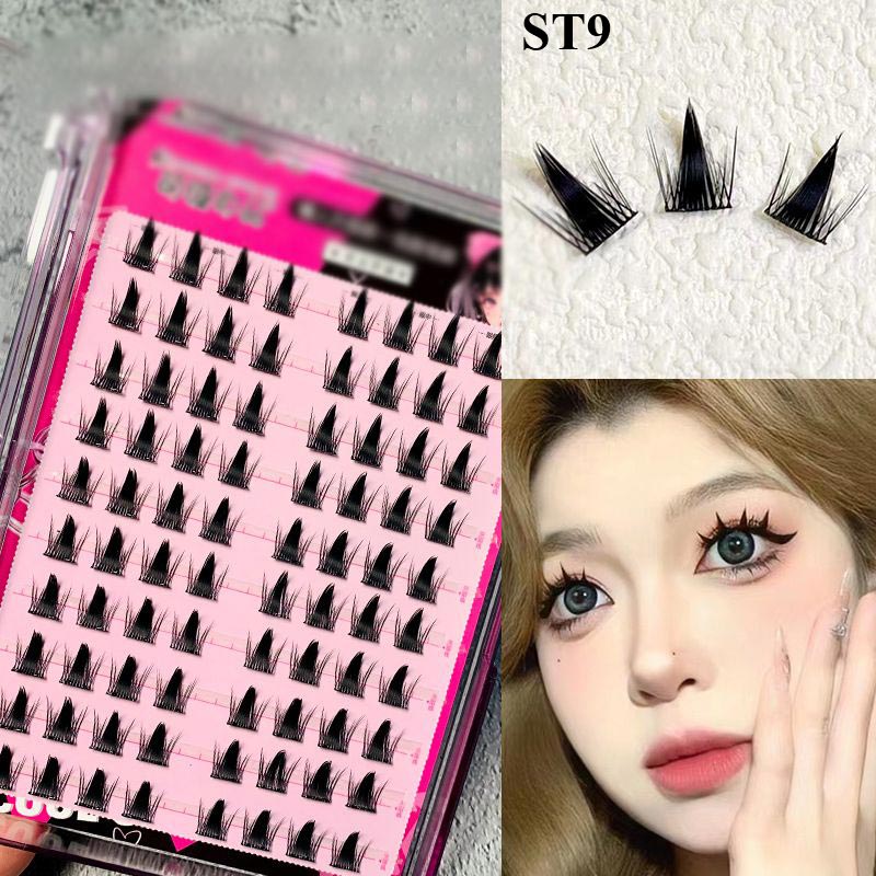 Waterproof Glue-free Realistic False Eyelashes - vimin