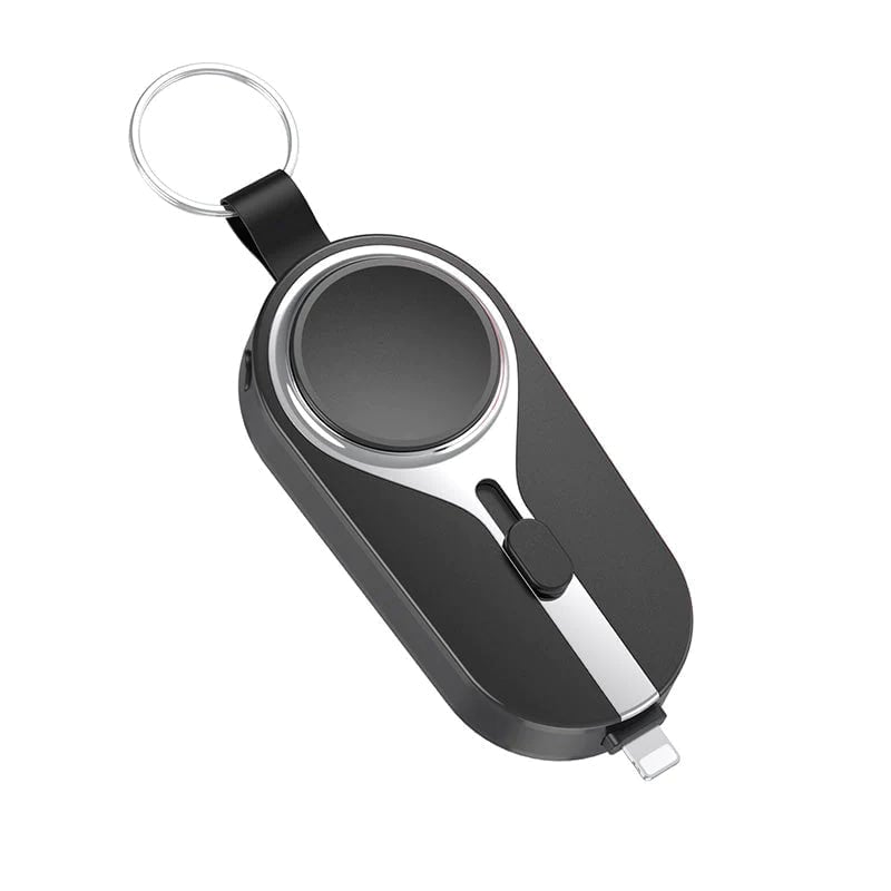 New 2-in-1 Portable Emergency Keychain Charger