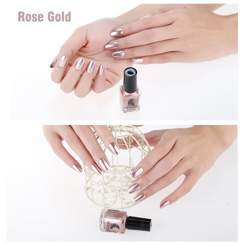 💅2025 Hot Sale 49% OFF💅GLAMOROUS METALLIC MIRROR NAIL POLISH